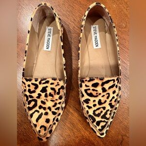 Steve Madden Feather Genuine Calf Hair Loafers Women’s Size 7.5